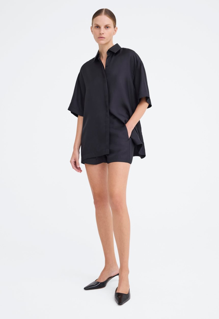 Jac+Jack Rae Silk Short - Black